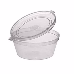 Saucenbecher 100ml mit Klappdeckelt Transparent