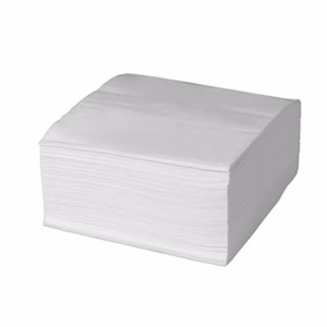 Servietten 33x33cm 1lg., weiß, 1/4 Fazt
