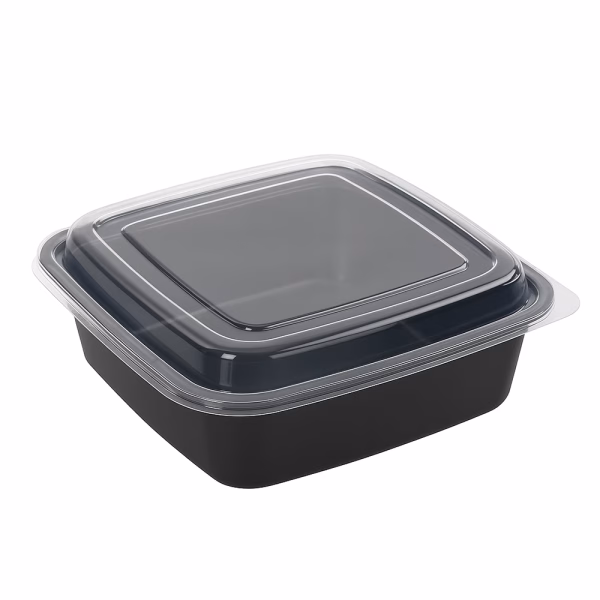 Duni Black/Transp. 19*19*6  240 Stk.