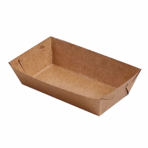 Finger Food-Box braun eckig Kart. 300 Stück