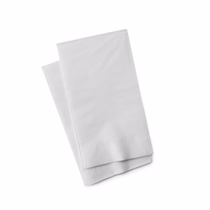 Servietten 33x33cm 1lg. weiss,1/8-Falz Rechteck
