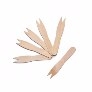 Holz - Salatgabel "pure" 12cm, 1.000 st.