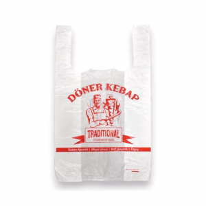 Hemd. Tragetaschen m. Druck "Döner-Kebab”